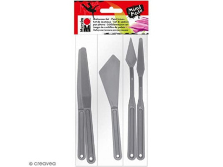 Marabu Kit de couteaux, plastique