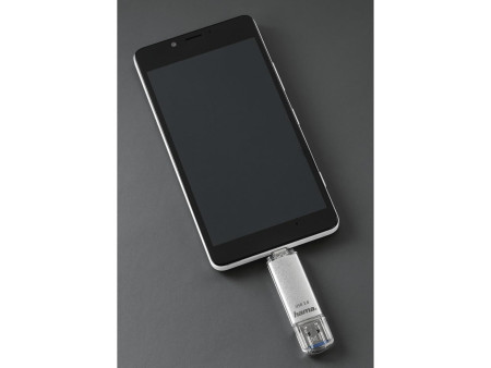 hama Clé USB 3.0/3.1 'C-Laeta', 16 GB, argent