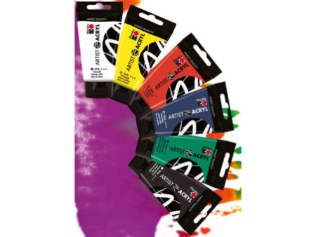 Marabu Set de peinture acrylique 'Artist Acryl', 6 x 22 ml