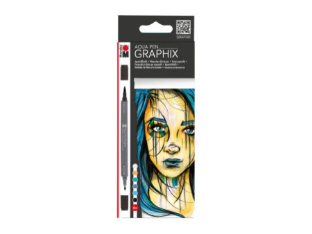 Marabu Feutres aquarellables 'GRAPHIX' METROPOLITAN,