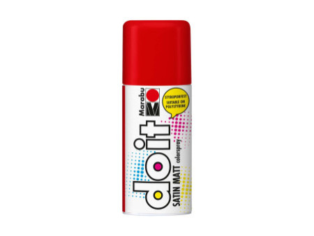 Marabu Peinture aérosol do it SATIN MATT, rouge cerise