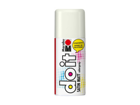 Marabu Peinture aérosol do it SATIN MATT, blanc