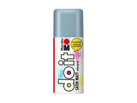 Marabu Peinture aérosol do it SATIN MATT, bleu gris