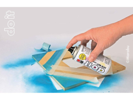Marabu Peinture aérosol do it SATIN MATT, bleu gris