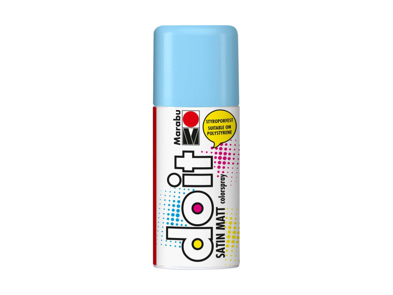 Marabu Peinture aérosol do it SATIN MATT, bleu pastel