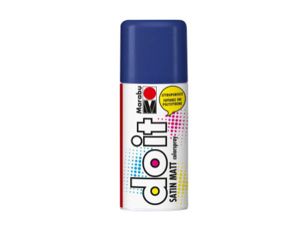 Marabu Peinture aérosol do it SATIN MATT, bleu nuit