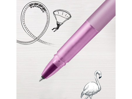 PARKER Stylo roller VECTOR XL, lilas mat métallisé C.T.