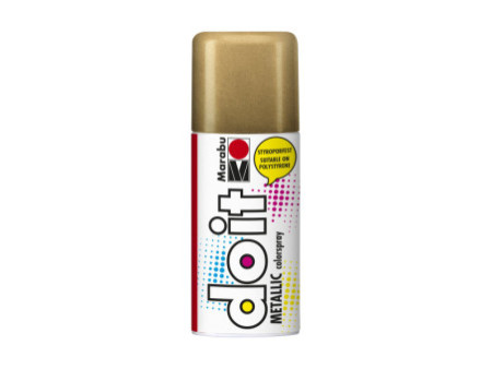 Marabu Peinture aérosol do it METALLIC, or rouge métallique
