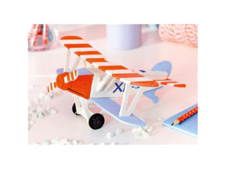 Marabu KiDS Puzzle 3D 'Avion biplan', 25 pièces