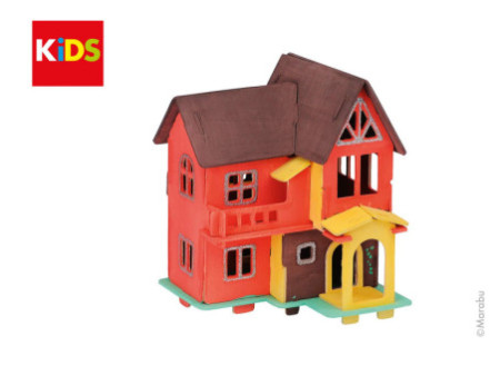 Marabu KiDS Puzzle 3D 'Maison de rêve', 33 pièces