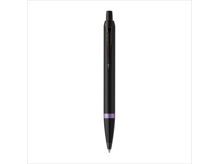 PARKER Stylo à bille IM Vibrant Rings, noir / violet