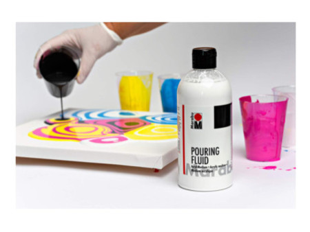 Marabu Pouring Fluid Médium acrylique, 750 ml