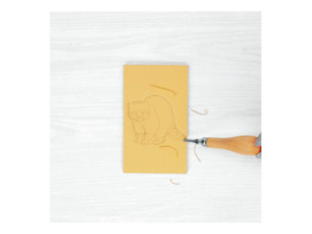 Marabu Plaque à graver 'Factis Rubber Carving Block', 90 mm