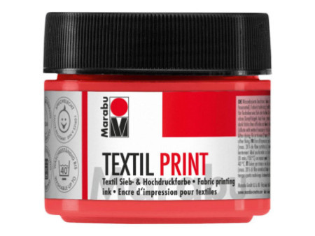 Marabu Peinture pour tissu 'Textil Print', 100 ml, rouge