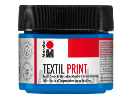 Marabu Peinture pour tissu 'Textil Print', 100 ml, cyan