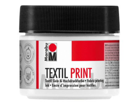 Marabu Peinture pour tissu 'Textil Print', 100 ml, blanc