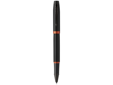 PARKER Stylo roller IM Vibrant Rings, noir / orange