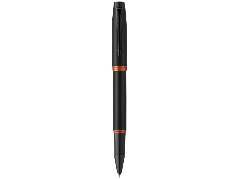 PARKER Stylo roller IM Vibrant Rings, noir / orange