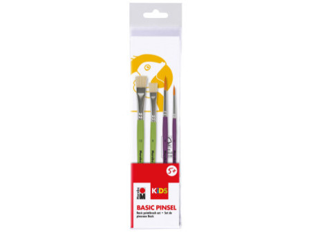 Marabu Set de pinceaux 'Basic Pinsel', 4 pièces