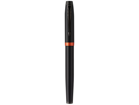 PARKER Stylo roller IM Vibrant Rings, noir / orange