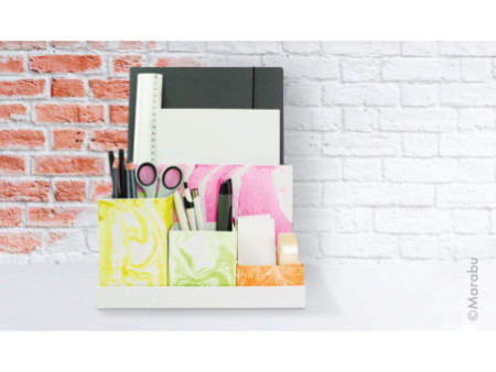 Marabu Peinture à marbrer 'easy marble', set fluo NEON