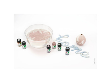 Marabu Peinture à marbrer 'easy marble', set PASTEL