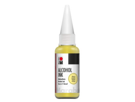 Marabu Encre permanente Alcohol Ink, 20 ml, citron