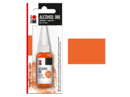 Marabu Encre permanente Alcohol Ink, 20 ml, orange rouge