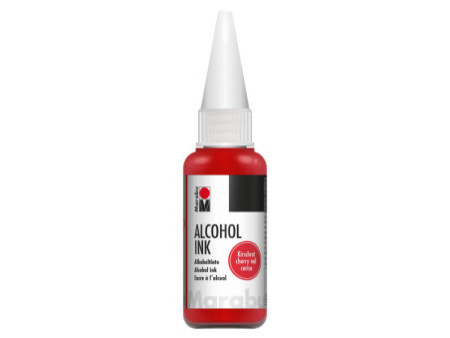 Marabu Encre permanente Alcohol Ink, 20 ml, cerise