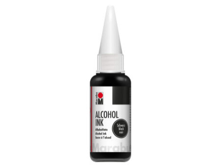 Marabu Encre permanente Alcohol Ink, 20 ml, noir