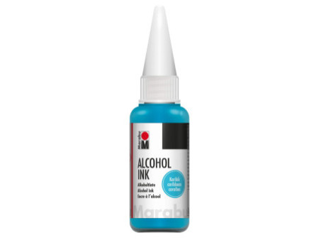 Marabu Encre permanente Alcohol Ink, 20 ml, turquoise
