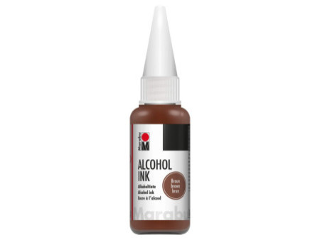 Marabu Encre permanente Alcohol Ink, 20 ml, marron