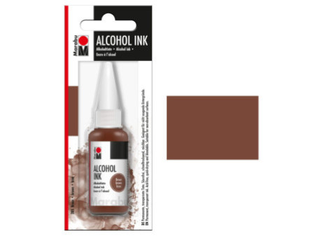 Marabu Encre permanente Alcohol Ink, 20 ml, marron