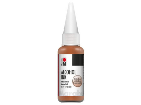 Marabu Encre permanente Alcohol Ink, 20 ml, bronze métallisé