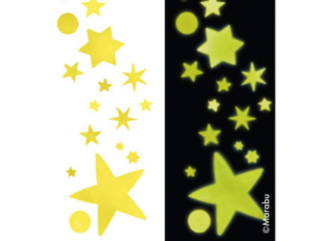 Marabu Peinture phosphorescente Glow in the dark, jaune