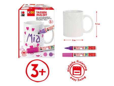 Marabu KiDS Kit de peinture Mug MIA