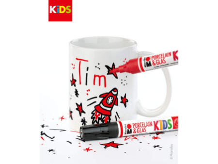 Marabu KiDS Kit de peinture Mug TIM