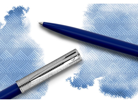 WATERMAN Stylo à bille rétractable Allure Deluxe, Bleu C.T.