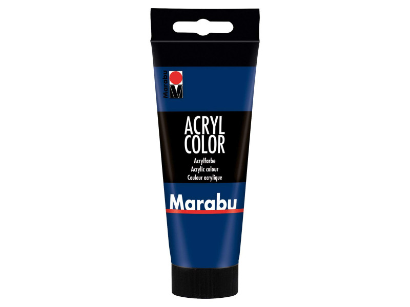 Marabu Peinture acrylique AcrylColor, 100 ml, bleu foncé 053