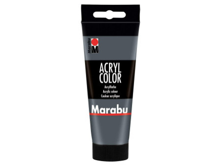 Marabu Peinture acrylique AcrylColor, 100 ml, gris foncé 079