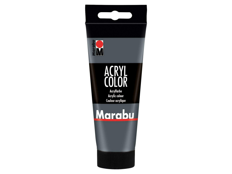 Marabu Peinture acrylique AcrylColor, 100 ml, gris foncé 079