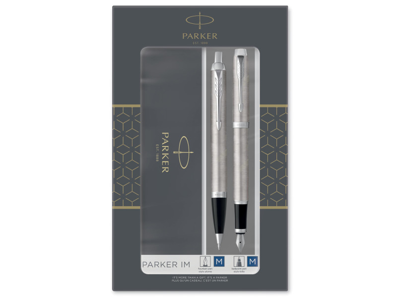 PARKER Set d'écriture IM Essential, Acier C.T.