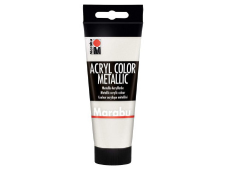 Marabu Peinture acrylique AcrylColor, 100 ml, blanc 770