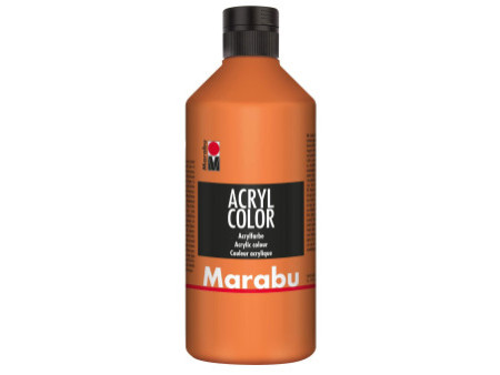Marabu Peinture acrylique Acryl Color, 500 ml, orange 013