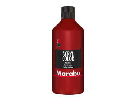 Marabu Peinture acrylique Acryl Color, 500 ml, rubis 038