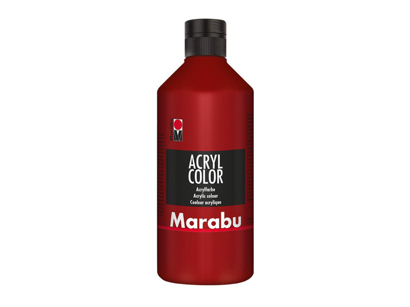 Marabu Peinture acrylique Acryl Color, 500 ml, rubis 038