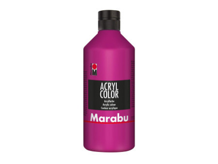Marabu Peinture acrylique Acryl Color, 500 ml, magenta 014