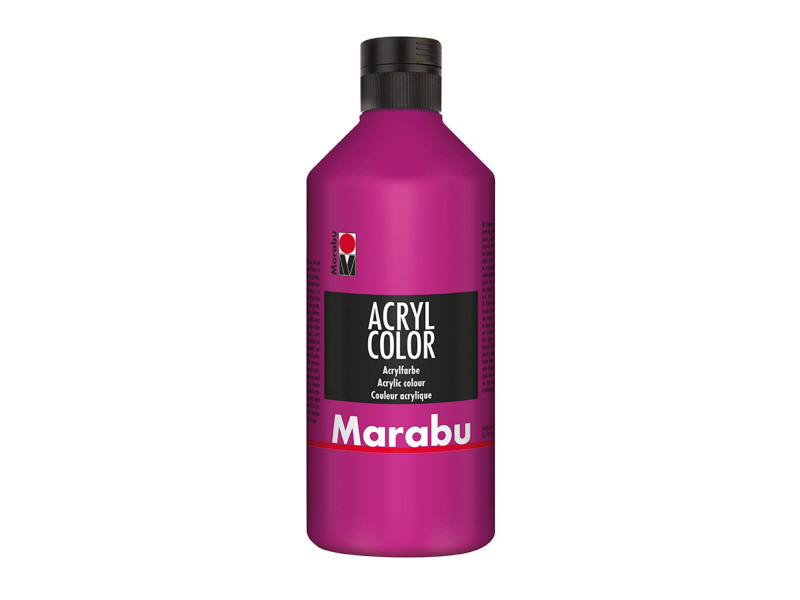 Marabu Peinture acrylique Acryl Color, 500 ml, magenta 014