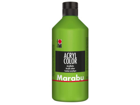 Marabu Peinture acrylique Acryl Color, 500 ml, vert feuille