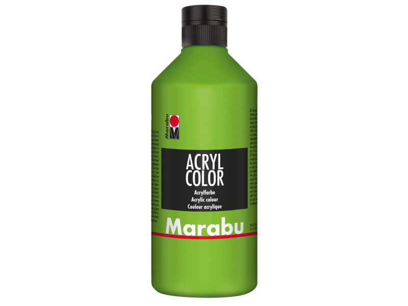 Marabu Peinture acrylique Acryl Color, 500 ml, vert feuille